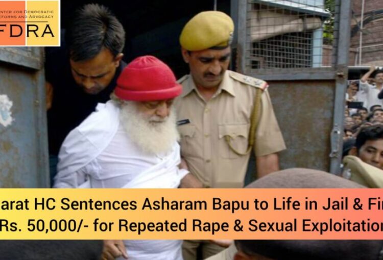 Gujarat High Court Sentences Godman Asaram Bapu to Life in Jail and Fines him Rs. 50,000_cfdra