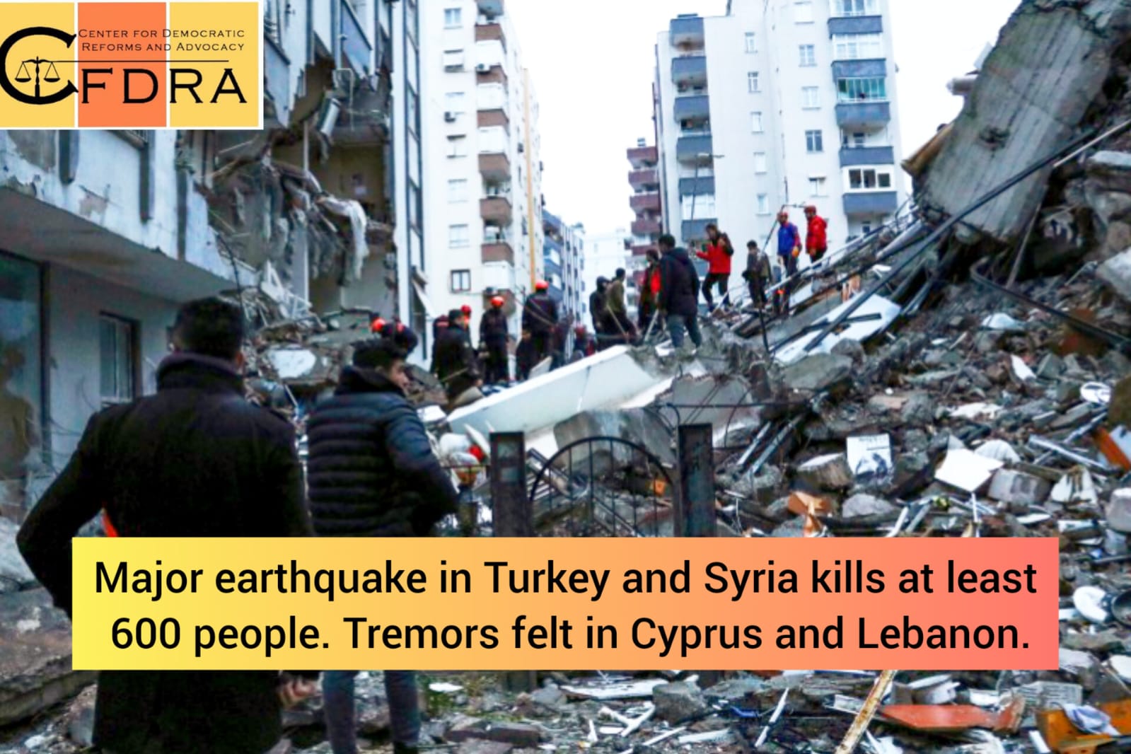 As People Slept, A Massive Earthquake Toppled Buildings in Turkey & Syria