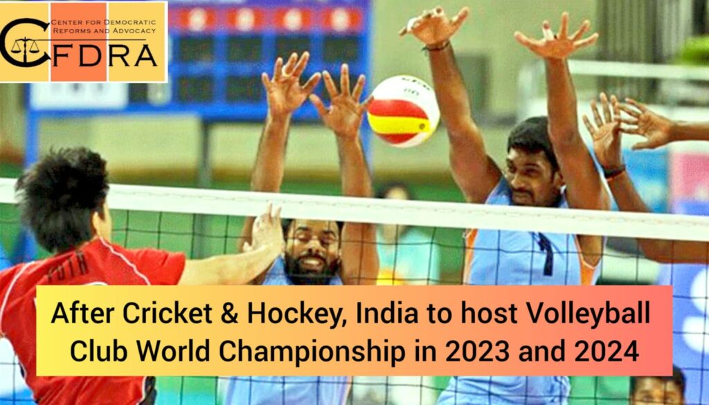 India to Host the World Volleyball Club World Championship for Two