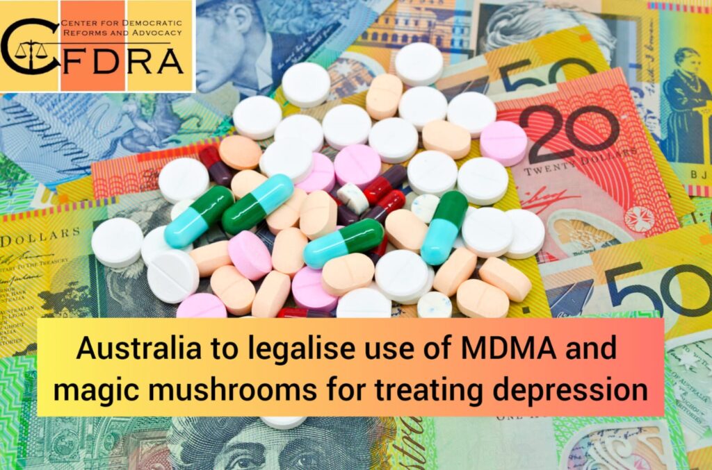 Australia is the First Country in the World to Legalise Mushrooms & MDMA for Medical Use