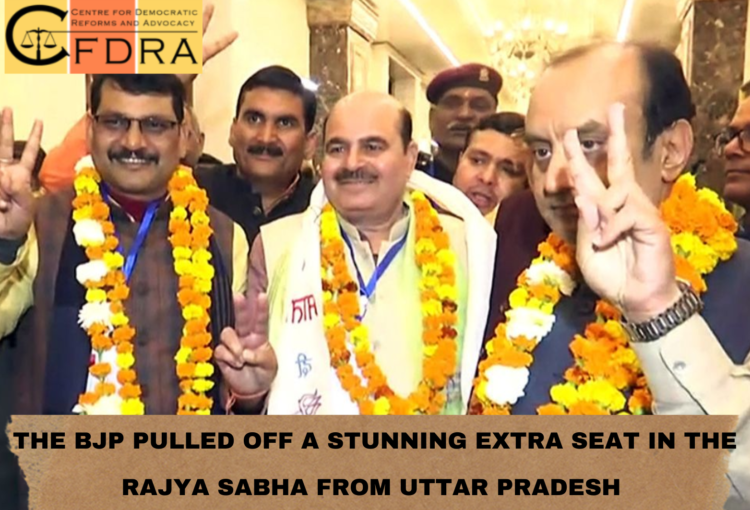 BJP pulled off a stunning extra seat in the Rajya Sabha from Uttar Pradesh