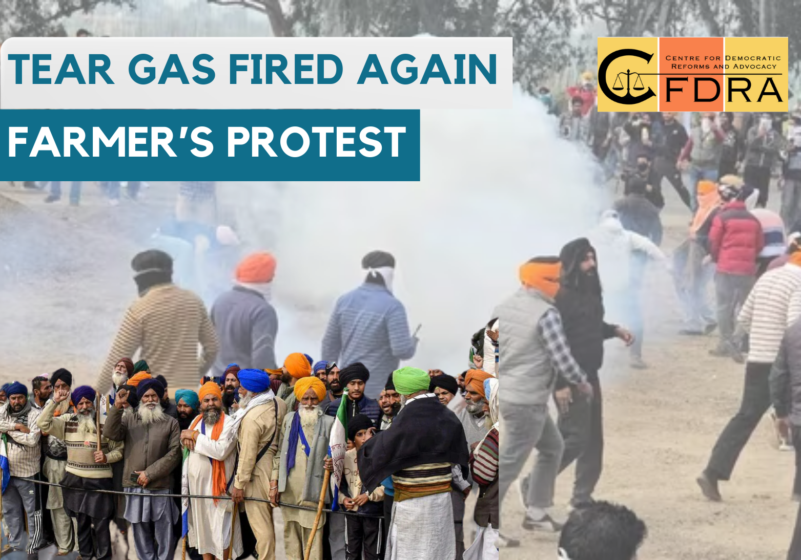 Centre Calls Farmers for Talks Again as Tear Gas Deployed at Punjab-Haryana Border