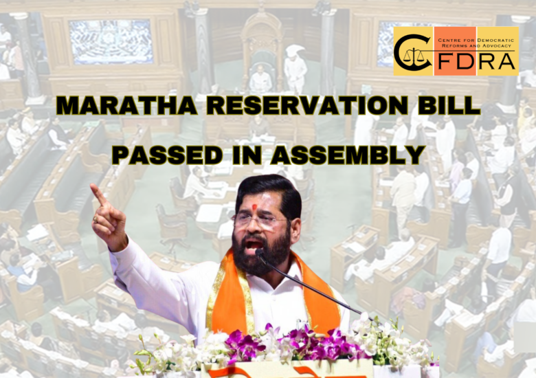 Understanding the Implications of the Marathas Reservation Bill Passed by Maharashtra Assembly