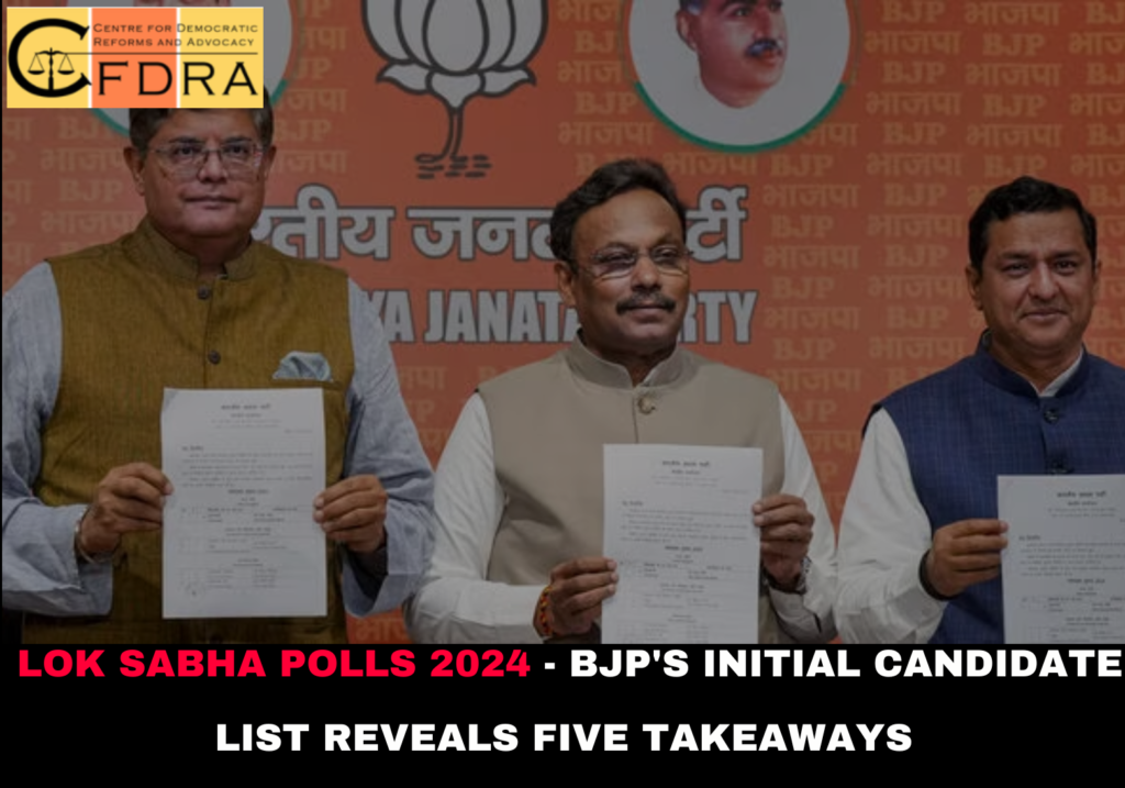 BJP Reveals Second List of 72 Lok Sabha Candidates