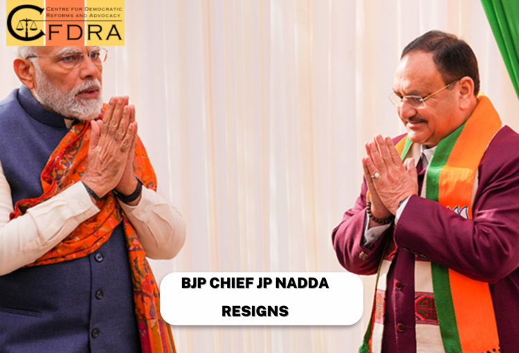 BJP Chief JP Nadda Resigns