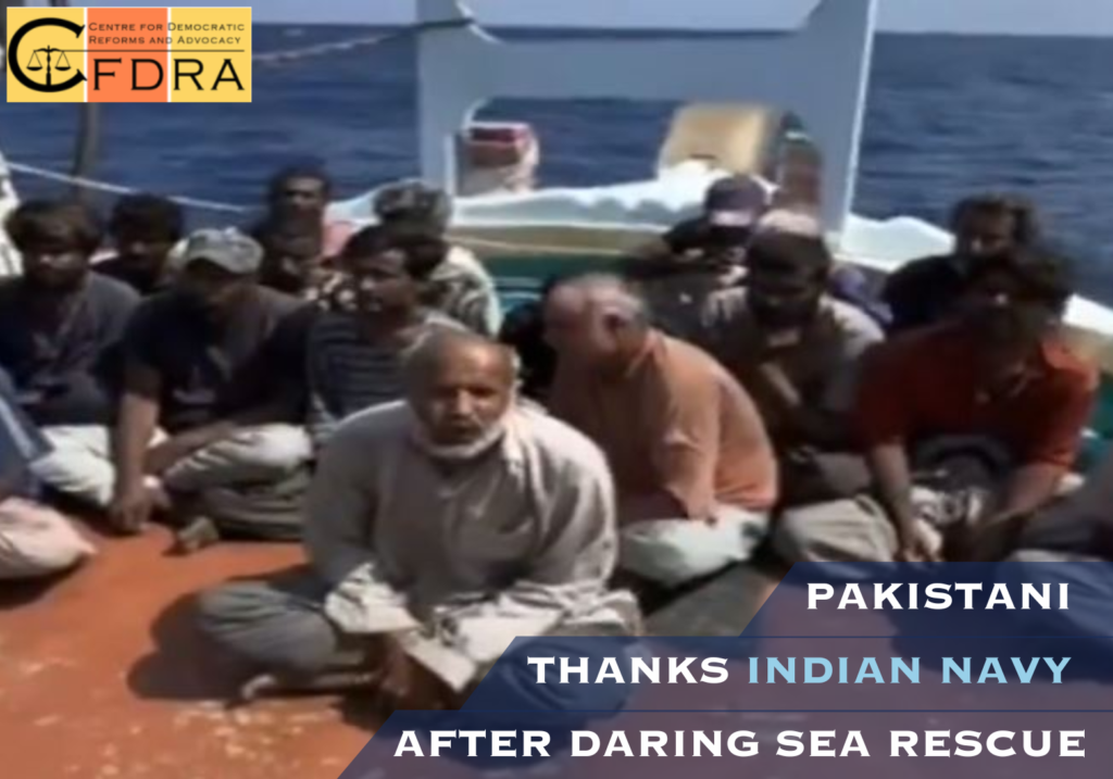 Indian Navy Lauded by Grateful Pakistani Crew