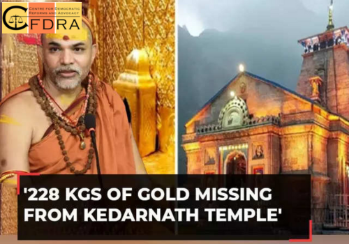 Kedarnath Temple Caught in Gold Dispute: Badrinath-Kedarnath Committee Responds to Shankaracharya’s Allegations