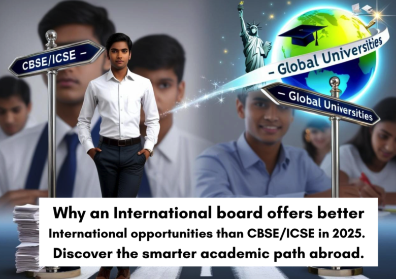 Why an international board offers better international opportunities than CBSE/ICSE in 2025. Discover the smarter academic path abroad.